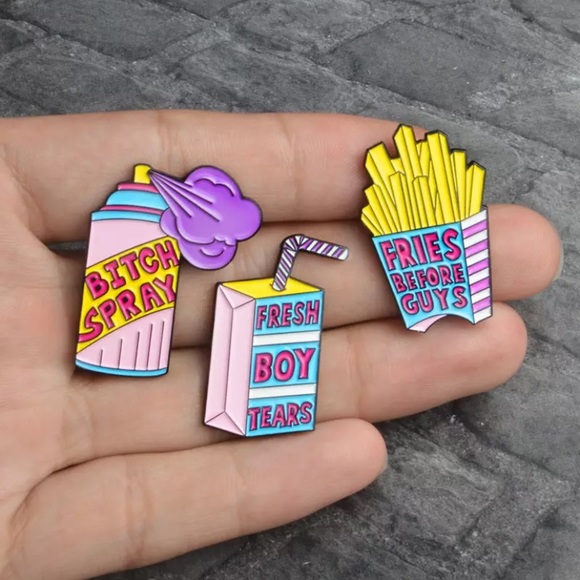 Fresh Boy Tears enamel pin NEW - Picture 3 of 6